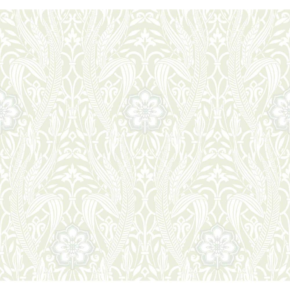 Gatsby Beige Damask Pre-pasted Washable Wallpaper Roll