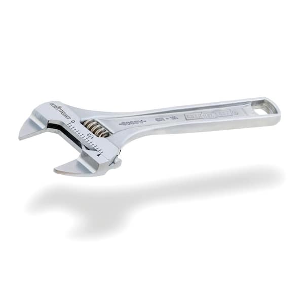 Channellock Extra Slim Jaw 6 in. Chrome Adjustable Wrench Channellock Extra Slim Jaw 6 in. Chrome Adjustable Wrench