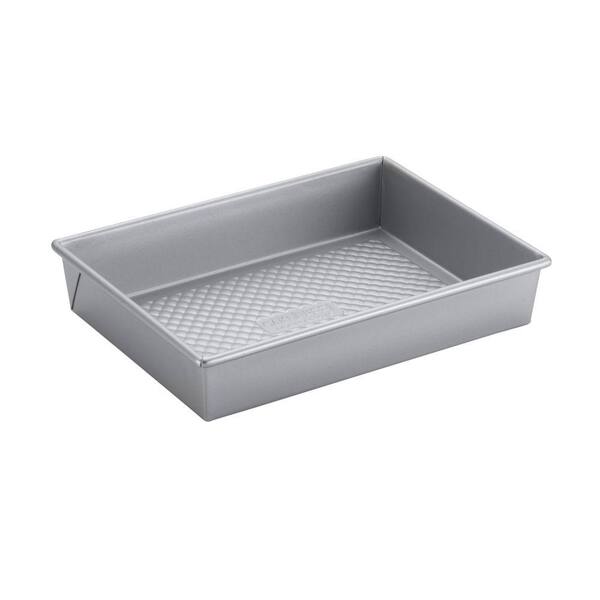 Cake Boss Professional Nonstick Bakeware 9 in. x 13 in. Cake Pan in Silver