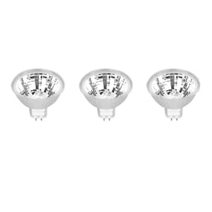 50-Watt MR16 GU5.3 Bi-Pin Dimmable 12-Volt Halogen Light Bulb, Bright White (3-Pack)