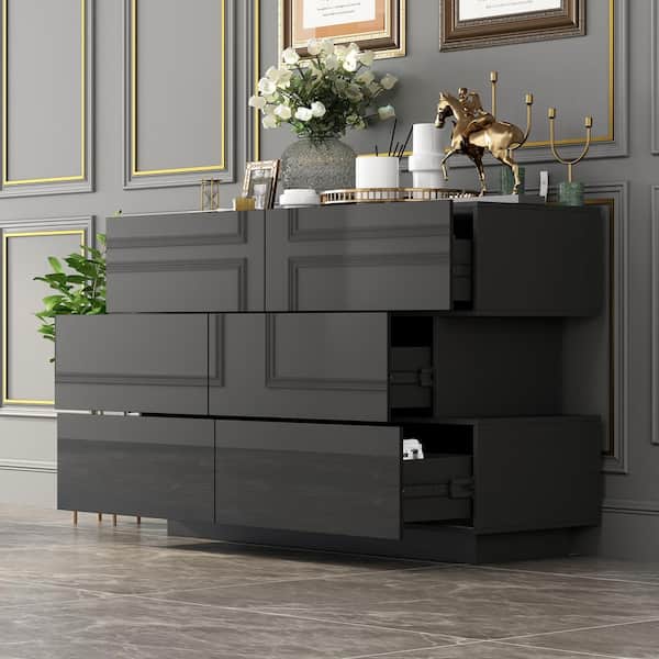 Black high gloss unit discount