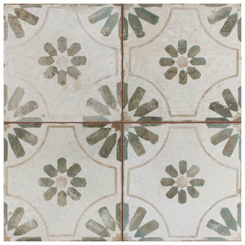 Kings Blume Sage 9 in. x 9 in. Ceramic Floor and Wall Take Home Tile Sample price history on PriceWatchPro
