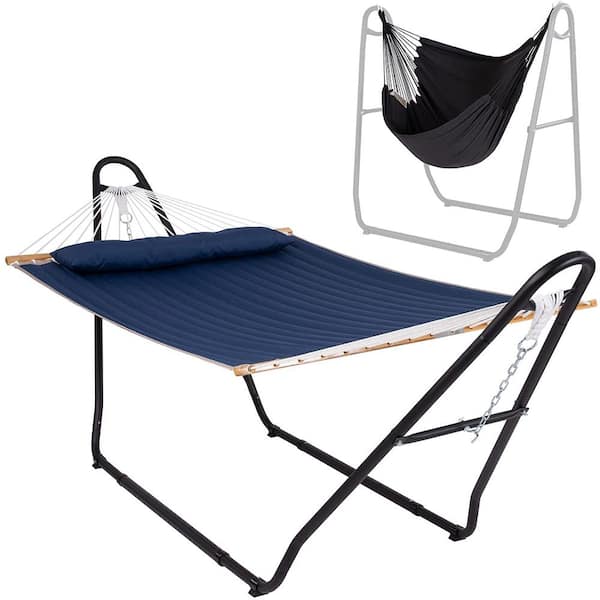 double hammock with stand argos