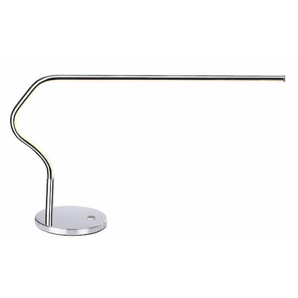 Chrome Integrated Led Task Lamp, Target Led Clip Table Lamp