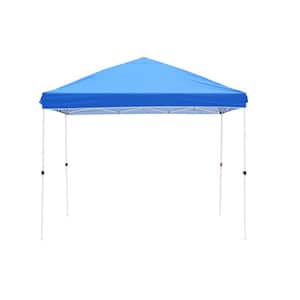 10 ft. x 10 ft. Blue Portable Pop Up Canopy Event Tent Party Tent