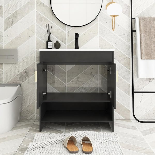 JimsMaison 30 in. W x 18 in. D x 33 in. H Single Sink