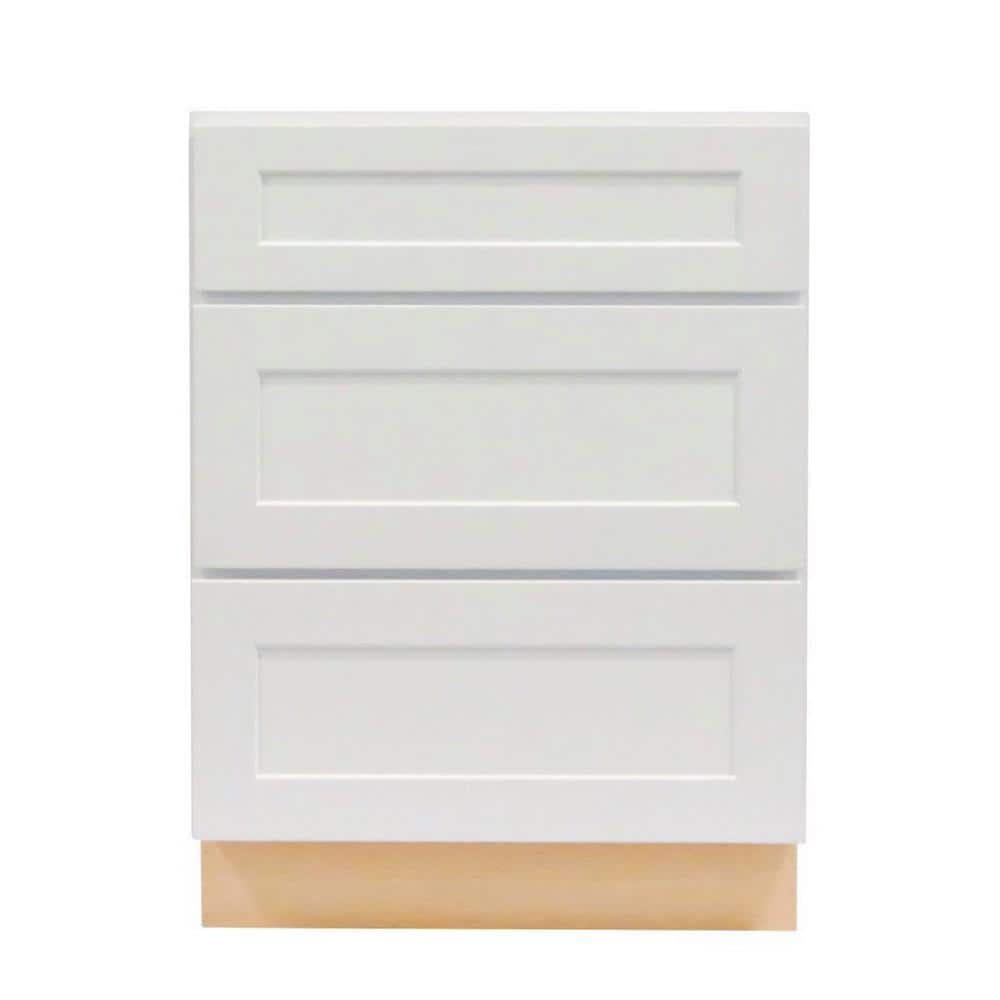 Liberty Series 24 in. W x 21 in. D x 34.5 in. H Drawer Base Bath Vanity Cab