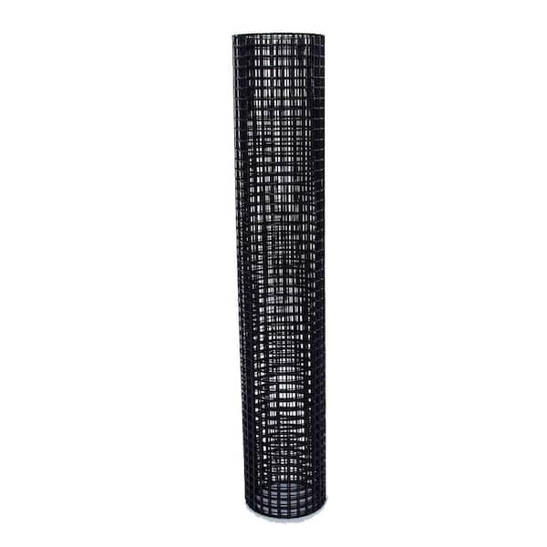 Tidoin 1/4 in. x 2 ft. x 50 ft. 21-Gauge Black Hardware Cloth Welded Cage Wire Chicken Fence Poultry Netting