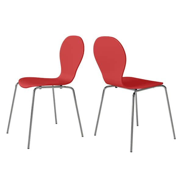 modern armless dining chair