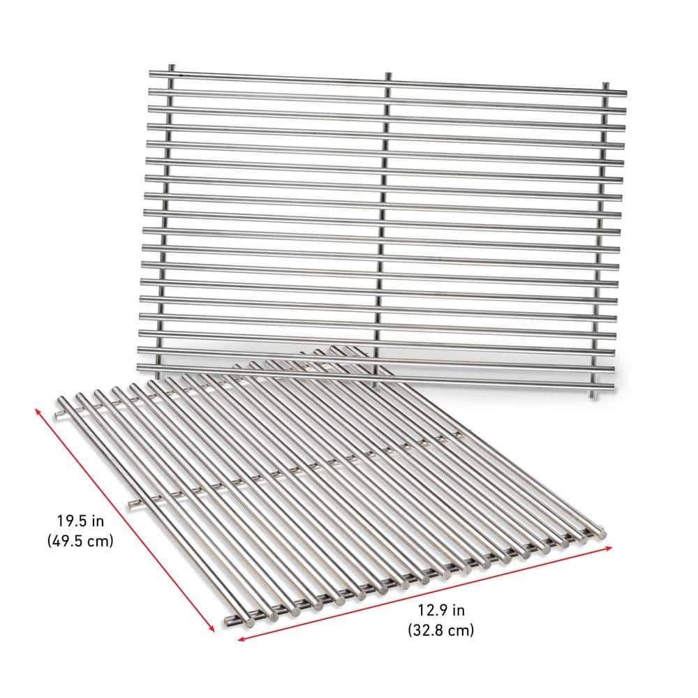 Stainless Steel Grill Grates for BBQ, 2 Pack