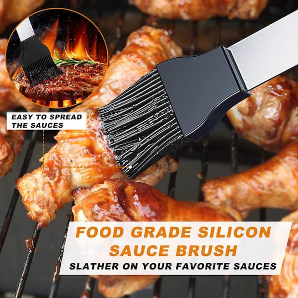 Cubilan Silicone Grill and Cooking Grilling Gloves Plus Pork Shredder Claws  Plus Silicone Basting Brush B08H5JGB3B - The Home Depot