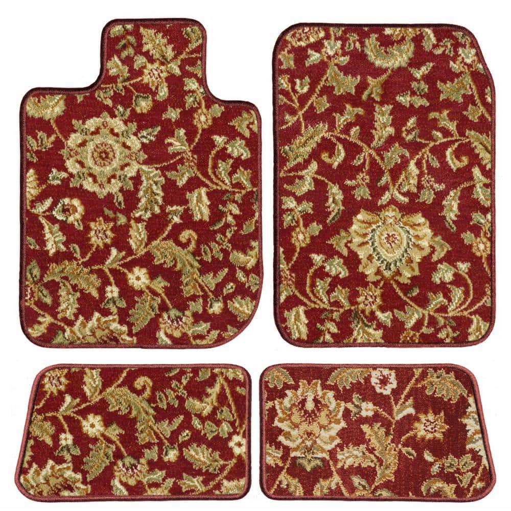 Mercedes-Benz E-Class Red Oriental Carpet Car Mats, Custom Fit for 2017-2021 - Driver, Passenger and Rear Mats price history on PriceWatchPro