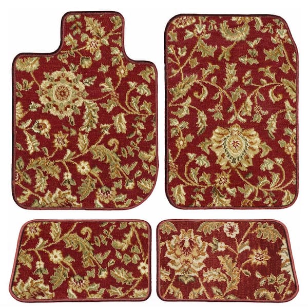 GGBAILEY Volkswagen Beetle Convertible Red Oriental Carpet Car Mats, Custom Fit for 2018-2020 - Driver, Passenger and Rear Mats