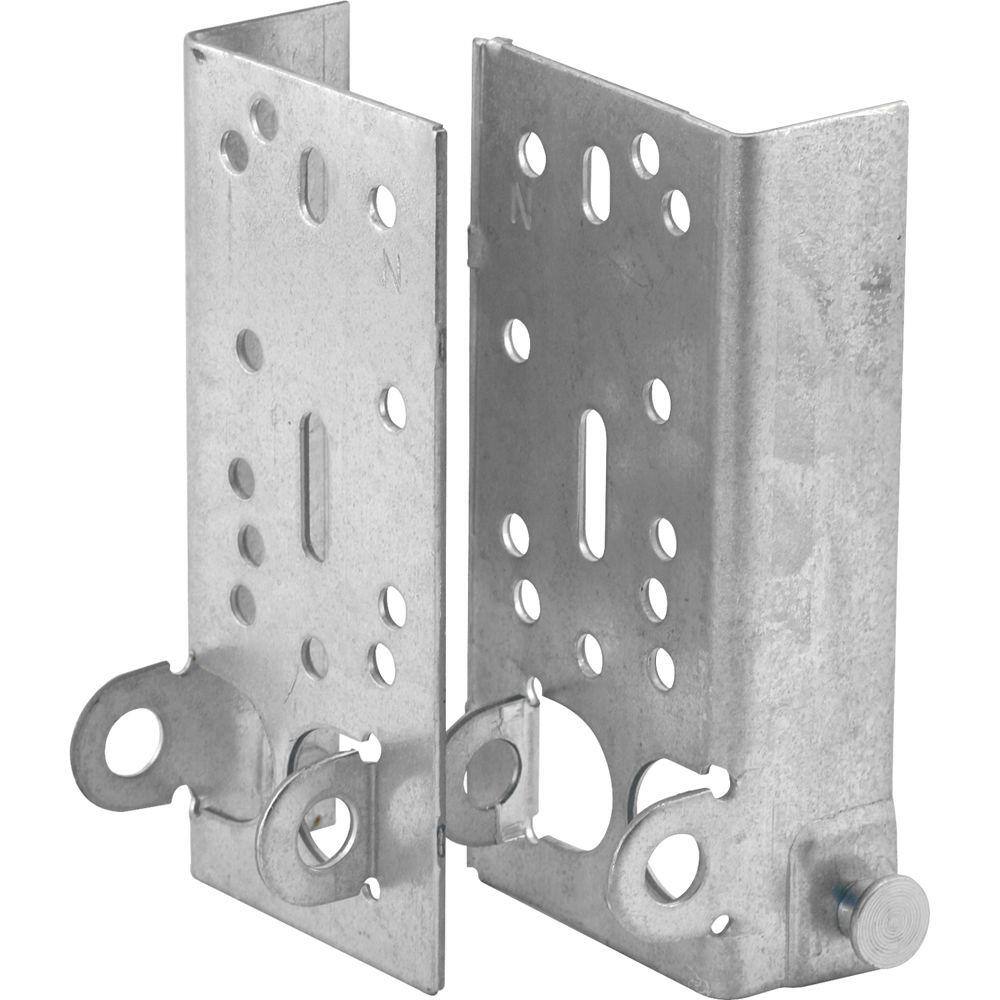 PrimeLine 7/16 in. Stem 1 Each Left and Right Bottom Lifting Brackets without Fasteners GD
