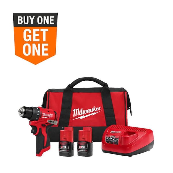 M12 12-Volt Lithium-Ion Brushless Cordless Subcompact Brushless Drill Driver Kit