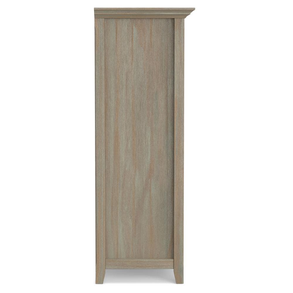 Amherst Distressed Grey Solid Wood Multi-Cube Bookcase