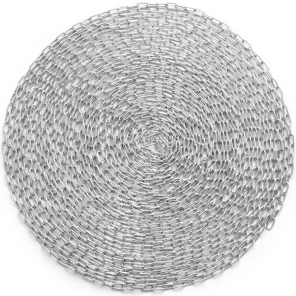 VEVOR Proof Coil Chain, 1/8 in. x 100 ft., 330 lbs. Safe Working Load, Zinc Plated Proof Tested Coil Chain, Carbon Steel Chain