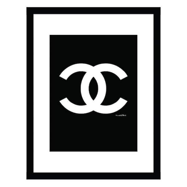 VENICE BEACH Collections Fashion Designer Bold Logo by Fairchild Paris Framed Graphic Print Abstract Poster Art Print 18 in. x 14 in.