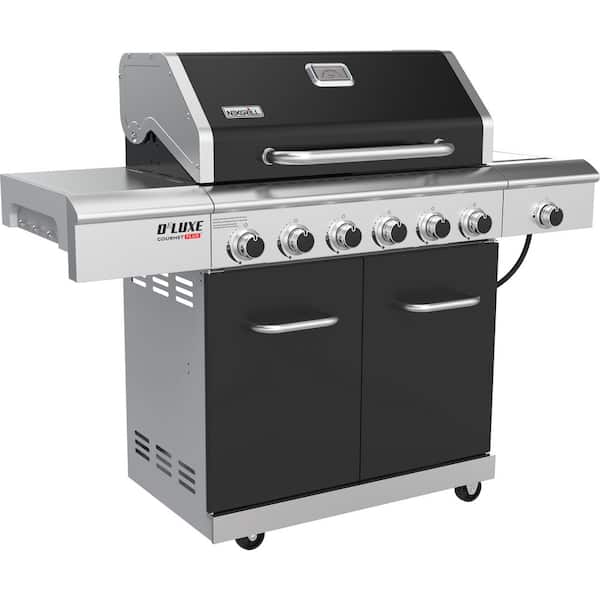 Nexgrill Deluxe 6-Burner Dual Fuel Natural Gas Grill with Gourmet