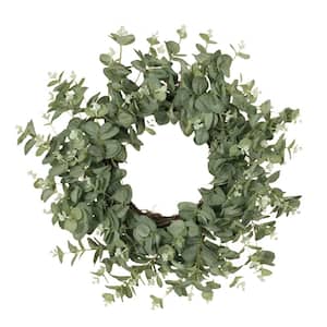 Dore 24 in. Eucalyptus Artificial Christmas Wreath