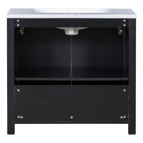 vユニ 34box Virubi 36 in. W x 18 in. D x 34.5 in. H Single Sink Bath