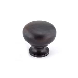 Gatineau Collection 1-1/4 in. (32 mm) Brushed Oil-Rubbed Bronze Traditional Cabinet Knob