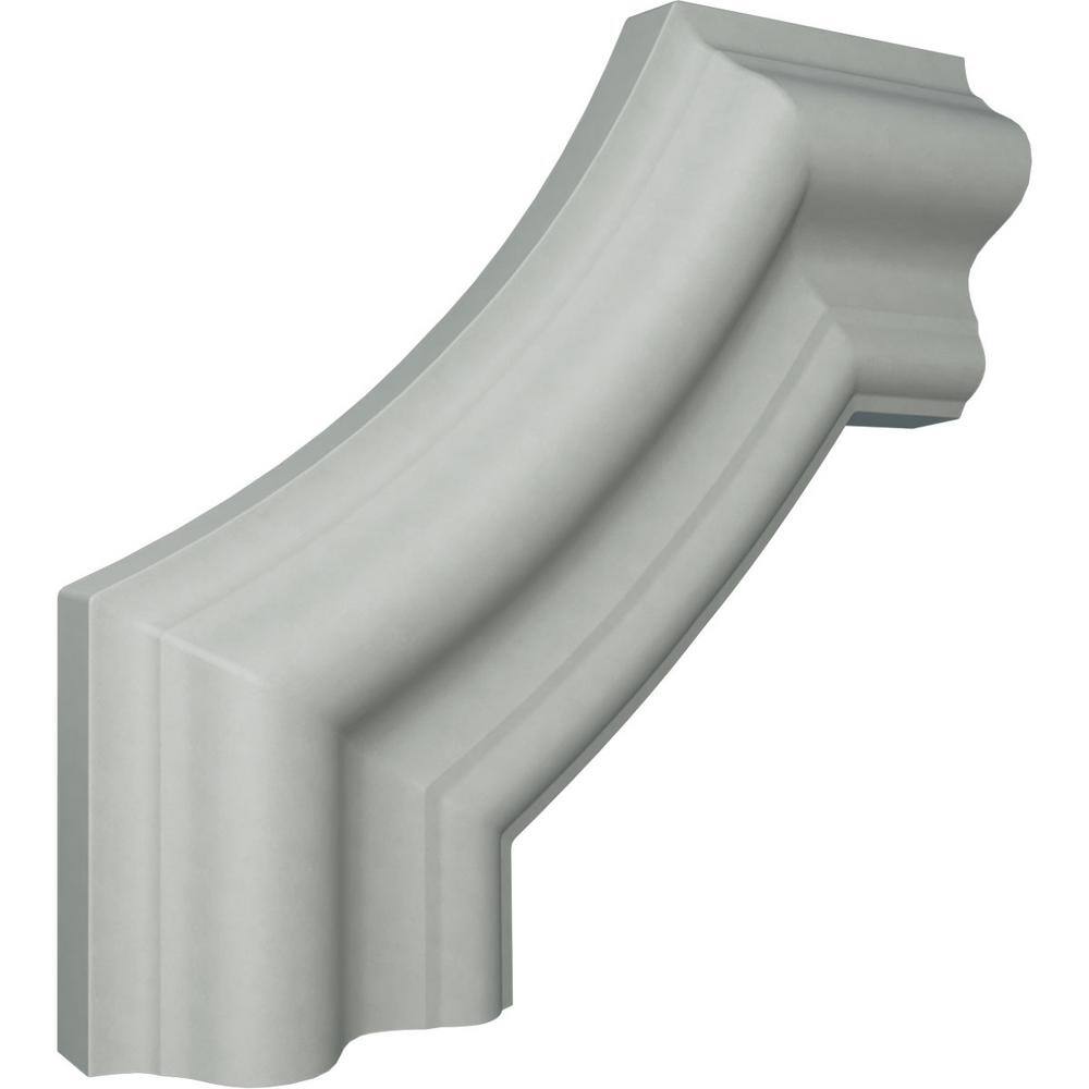 Gray Primed Polyurethane Seville Panel Moulding Corner