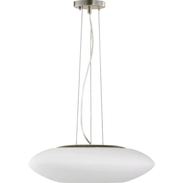 quorum Cloud Satin Nickel Modern and Contemporary Pendant