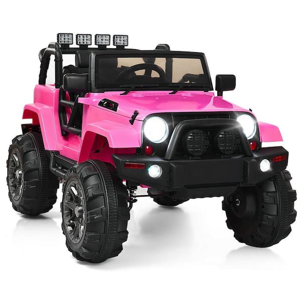 Electric 12V Kids Ride-on Car Truck Parent Control with 2.4 GHZ Remote Control Pink