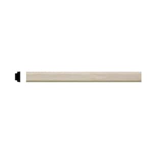 1426-4WHW 0.375 in. D x 0.75 in. W x 47.5 in. L Unfinished White Hardwood Shelf Edge Trim Moulding