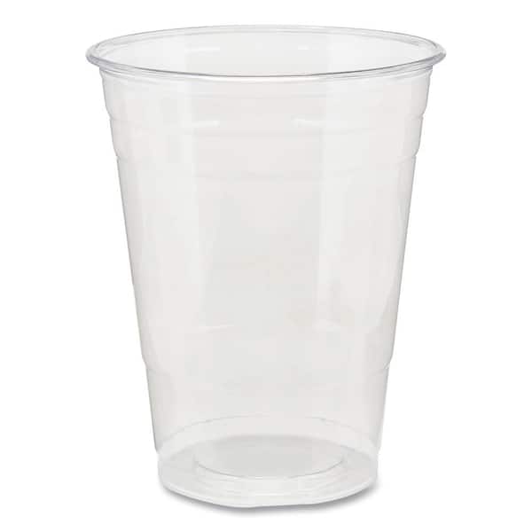 DIXIE 16 oz. Clear Disposable Plastic Cups, PETE, 25/Sleeve, 20  Sleeves/Carton DXECPET16DX - The Home Depot