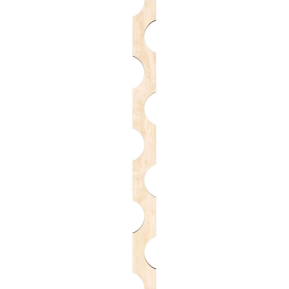 Pomeroy 47" Birch Wood Decorative Slat Wall Panel Kit
