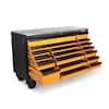 GEARWRENCH GSX 72 in. x 25 in. 18 Drawer Orange and Black Rolling Tool  Cabinet with Stainless Steel Worktop and Black Pulls 83248 - The Home Depot