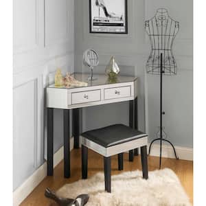 Ross Black Jewelry Armoire With Drawers 30.7H x 28W x 28D