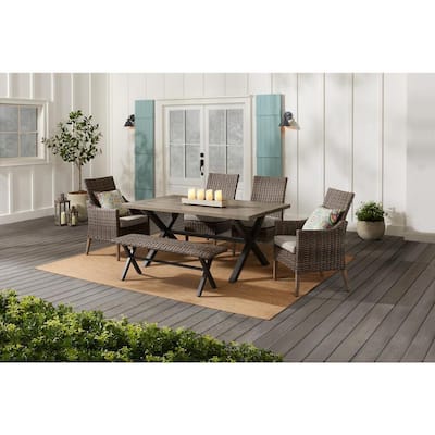 Patio Dining Sets Patio Dining Furniture The Home Depot