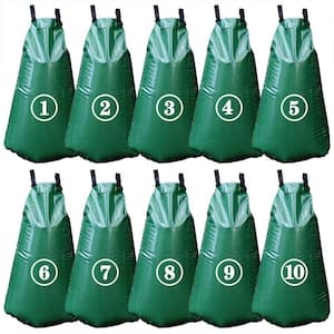 20 Gal. Heavy Duty PVC Tree Watering Bag for Slow Release Drip Irrigation System, Reusable Tree Water Bags