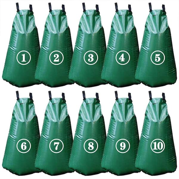 20 Gal. Heavy Duty PVC Tree Watering Bag for Slow Release Drip Irrigation System, Reusable Tree Water Bags