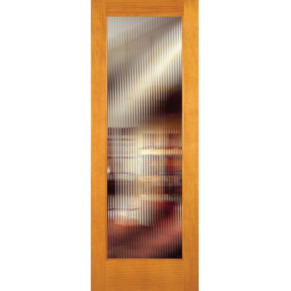 feather-river-doors-24-in-x-80-in-reed-woodgrain-1-lite-unfinished