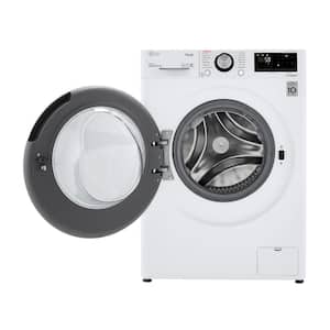 24 in. W 2.4 cu. ft. SMART All-in-One Compact Front Load Washer & Ventless Dryer Combo in White with Steam
