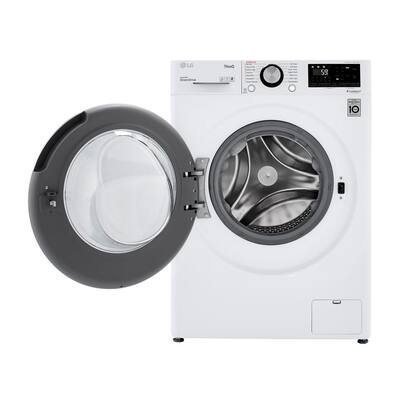 2.4 cu. ft. 24 in. All-in-One Compact Front Load Washer & Dryer Combo in White