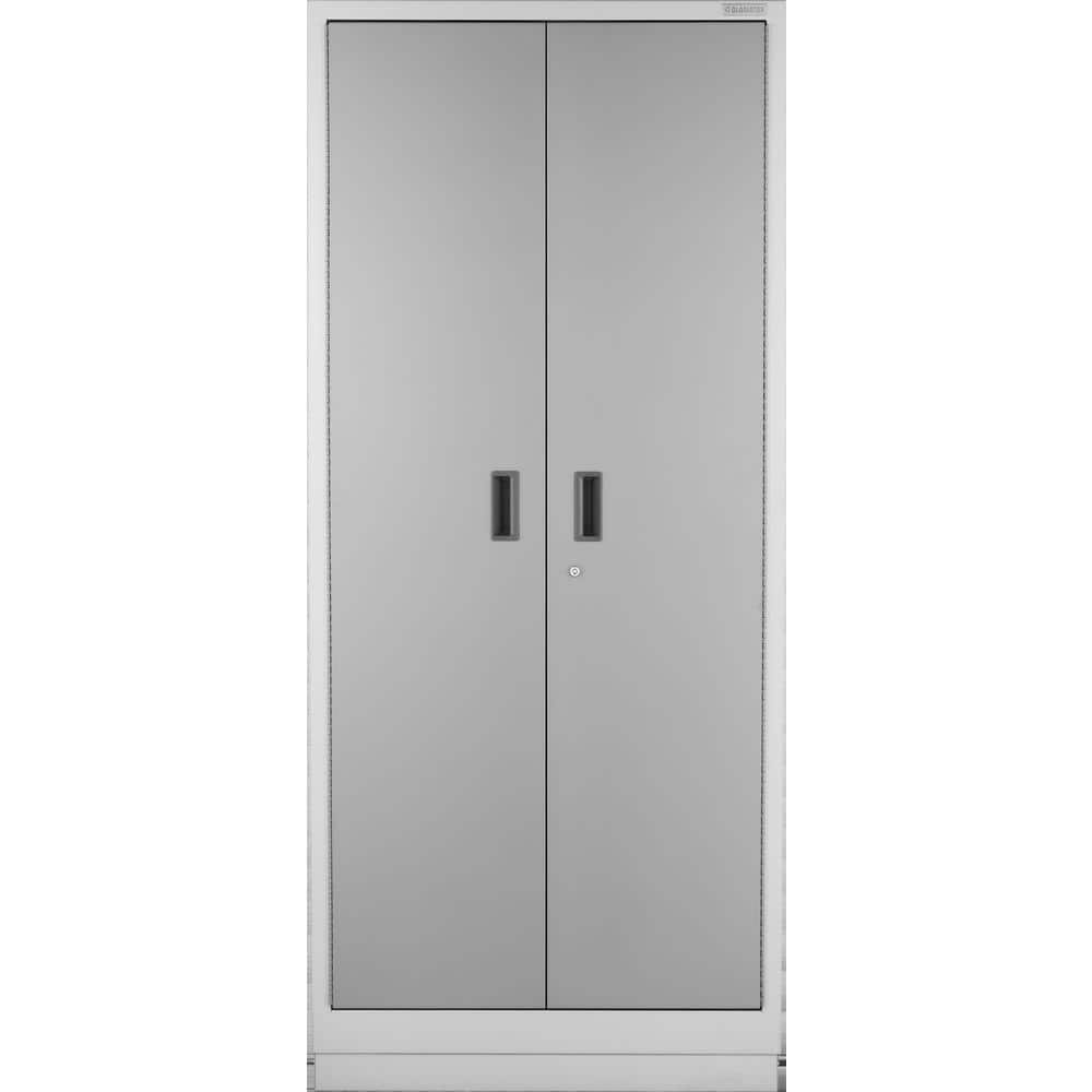 Premier 36 in. W x 84 in. H x 24 in. D 18 Gauge 4-Shelf Welded Steel Freestanding Cabinet in Gray Slate price history on PriceWatchPro