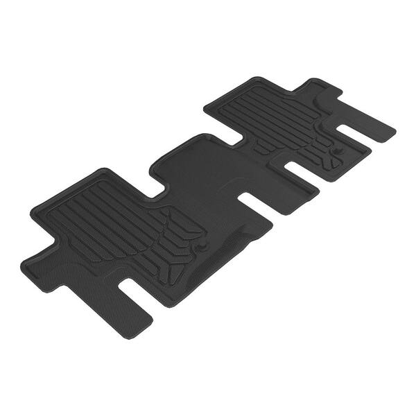 Aries StyleGuard XD Black Custom Heavy Duty Floor Liners, Select Nissan Pathfinder, Infiniti JX35, QX60, 2nd Row Only