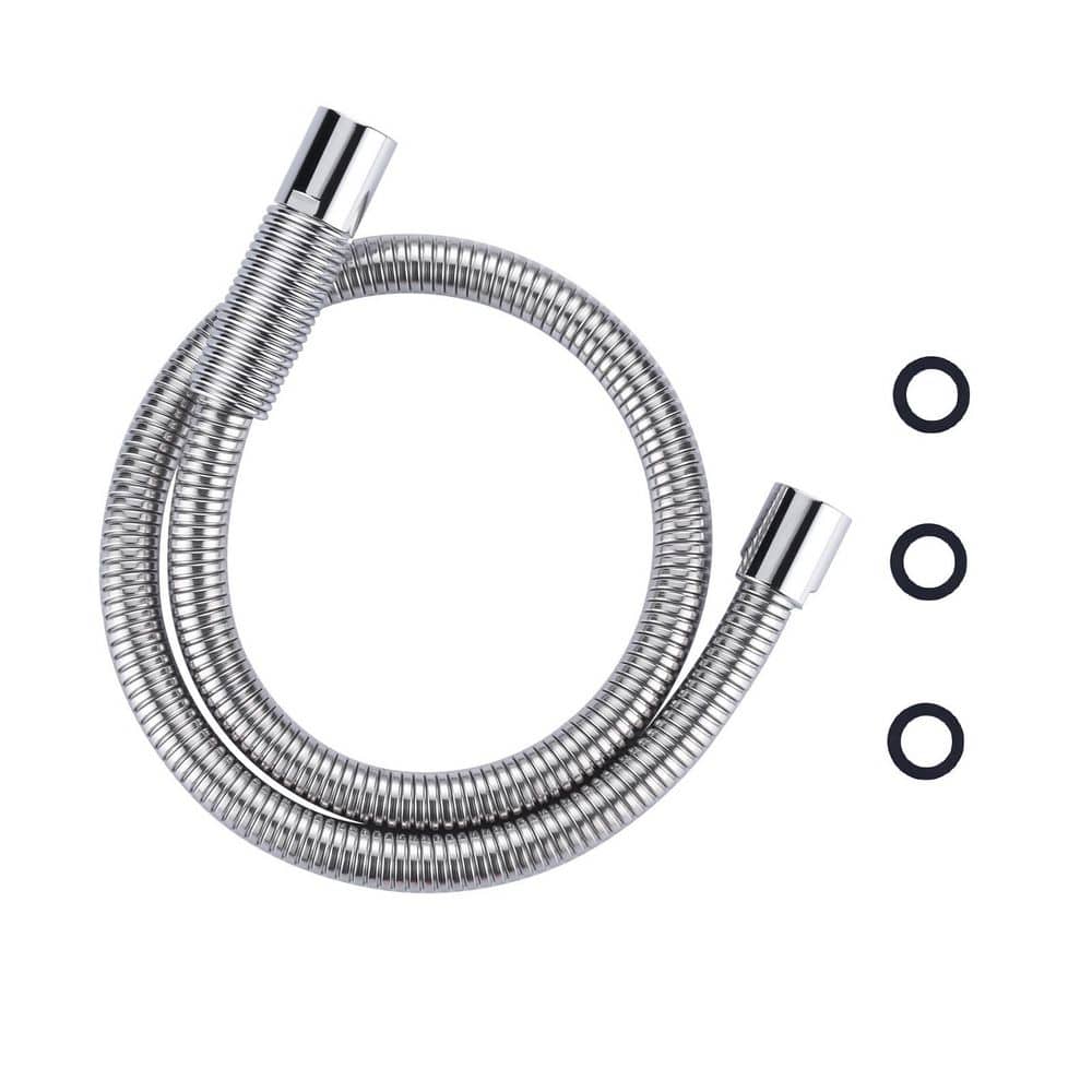 38 in. Stainless Steel Flexible Hose Pre Rinse Sprayer Assembly for Commercial Kitchen Faucet in Polished Chrome price history on PriceWatchPro