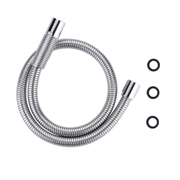 38 in. Stainless Steel Flexible Hose Pre Rinse Sprayer Assembly for Commercial Kitchen Faucet in Polished Chrome