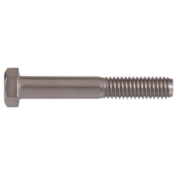 Pack of 10 M6 x 50 Stainless steel hex head bolt 