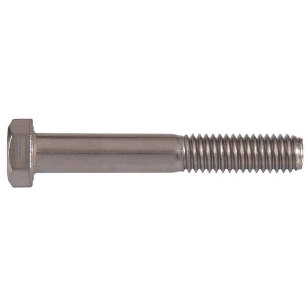 The Hillman Group 7/16 in. x 1-1/4 in. External Hex Hex-Head Cap Screw (4-Pack)