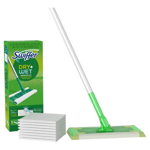 Mopa Sweeper Kit com 1 Mopa e 6 Recargas Húmidas - 1 kit - Swiffer