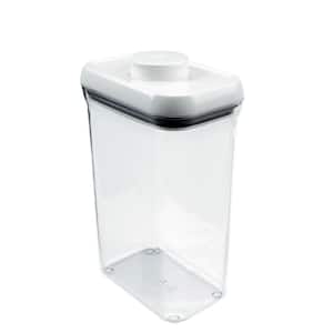 OXO Good Grips 2.7 qt. Medium Rectangle Steel POP Food Storage Container  with Airtight Lid 3118700 - The Home Depot