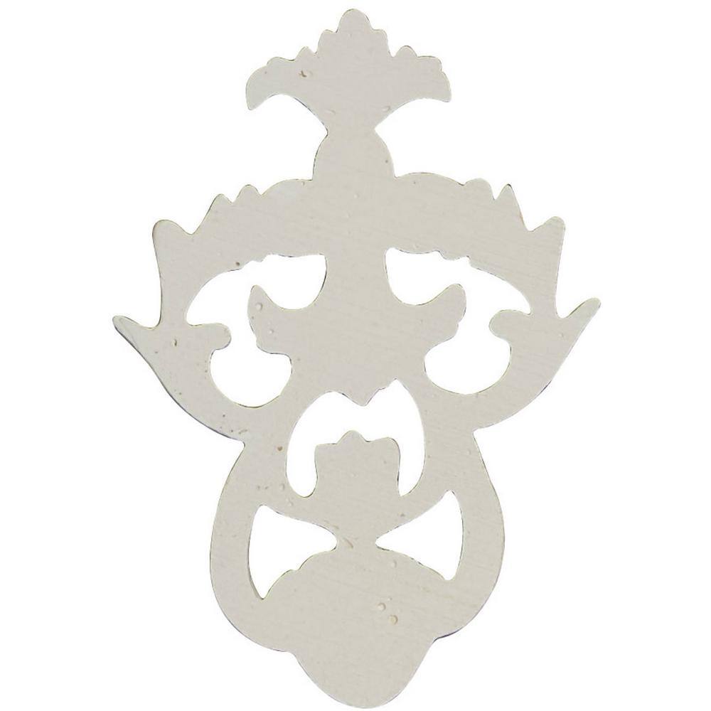 White Primed Polyurethane Architectural Onlay, 12 5/8"W x 5"H
