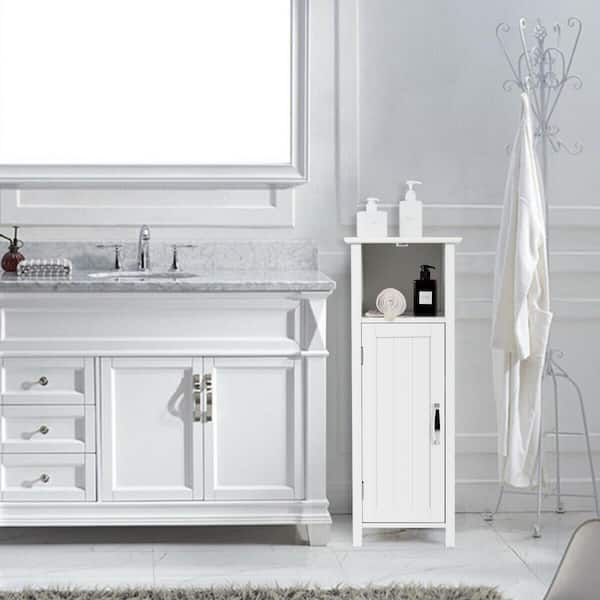 Get all the information you'll need on white bathroom vanities, and get  ready to install a crisp and conveni…